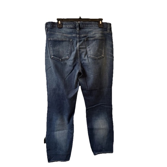 Lot Of 2 J. Crew Broken In Boyfriend Jeans - Size 31 Dark Wash Distressed 36x28 - Picture 3 of 10